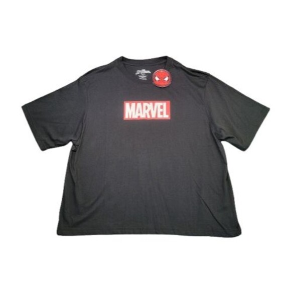 Marvel Spiderman Shirt Men's Adult Size XL Black Short Sleeve Graphic Tee NWT - Picture 1 of 9